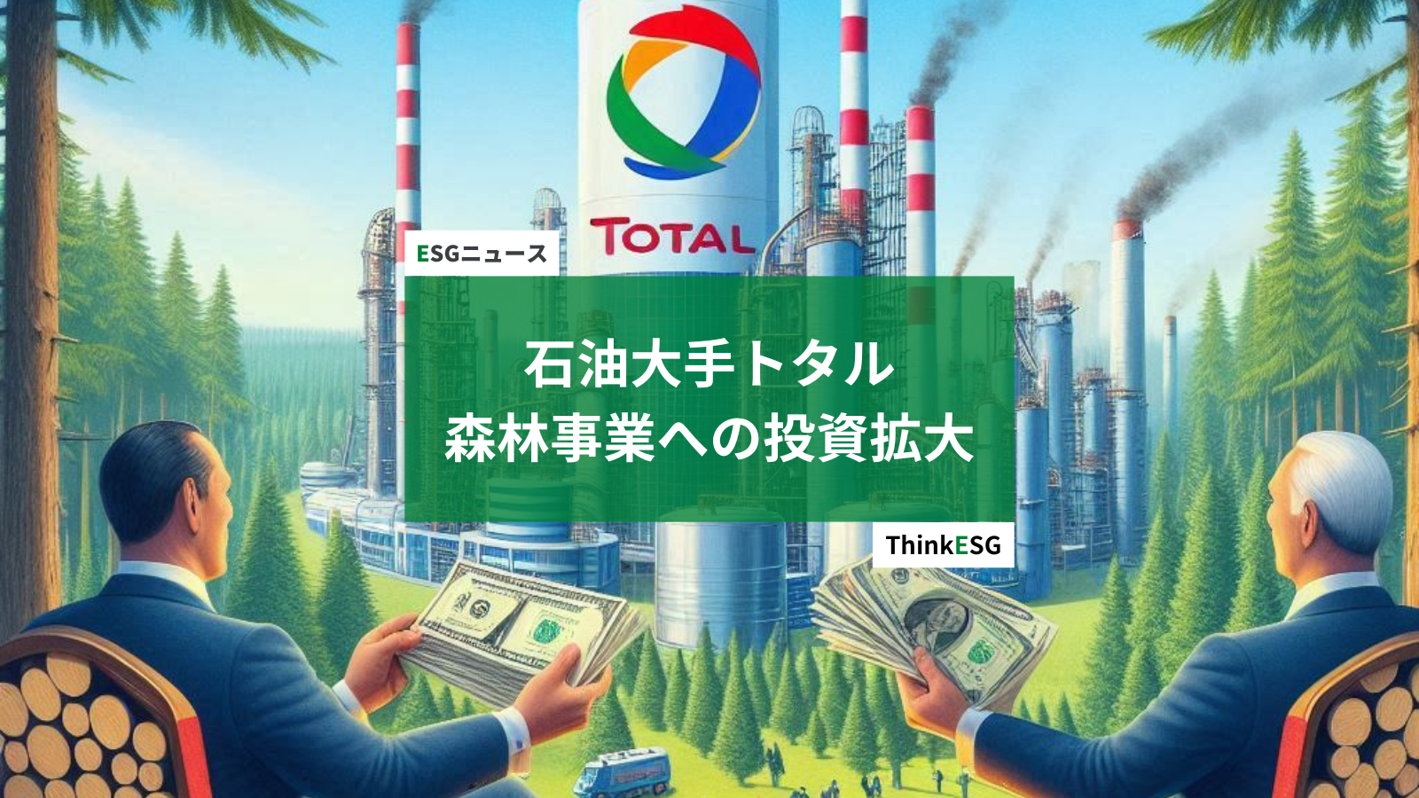 石油大手トタル、森林事業への投資拡大 | ThinkESG